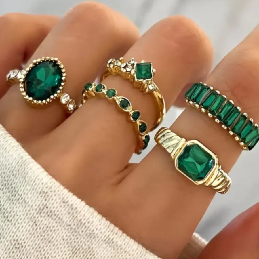 Anello in Oro Smeraldo Squisito Zarina