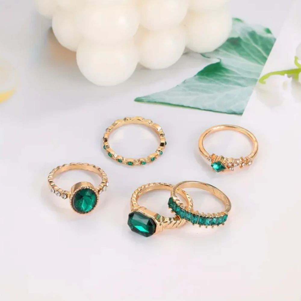 Anello in Oro Smeraldo Squisito Zarina